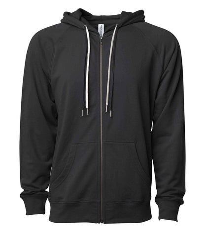 SS1000Z - Unisex Lightweight Loopback Terry Ziphood