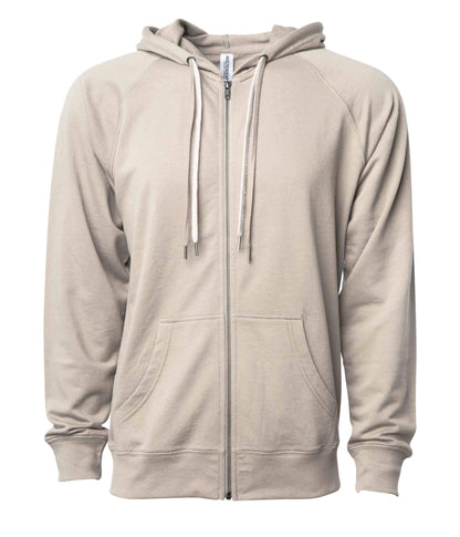 SS1000Z - Unisex Lightweight Loopback Terry Ziphood