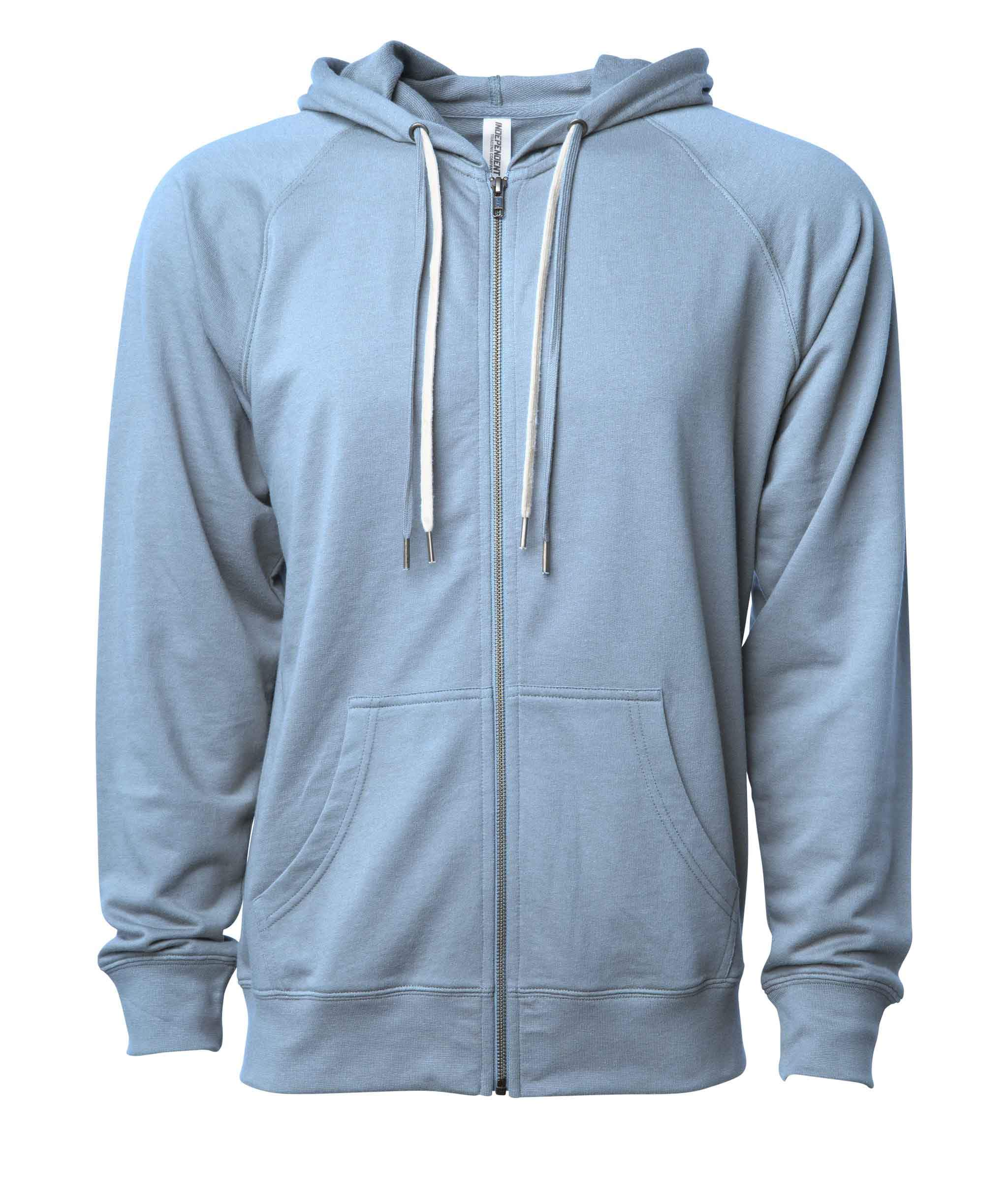 SS1000Z - Unisex Lightweight Loopback Terry Ziphood