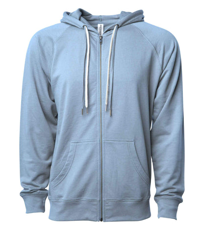SS1000Z - Unisex Lightweight Loopback Terry Ziphood