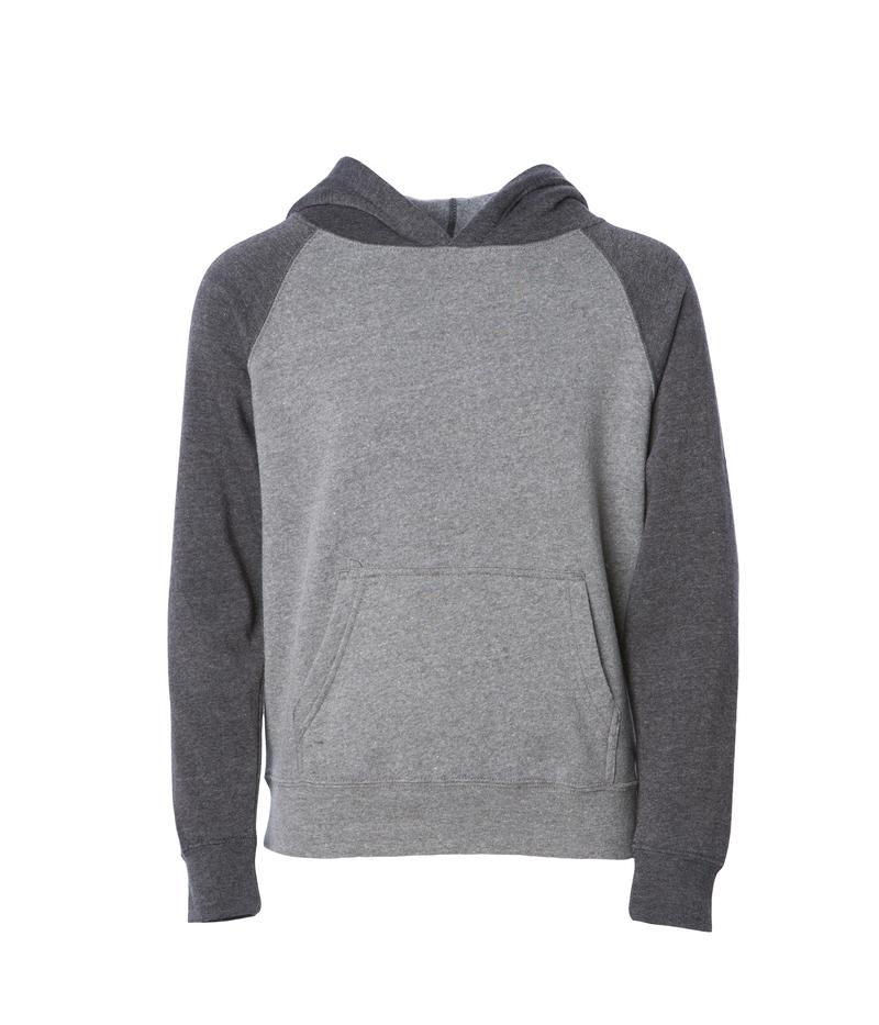 PRM10TSB - Toddler Lightweight Special Blend Raglan Hooded Pullover