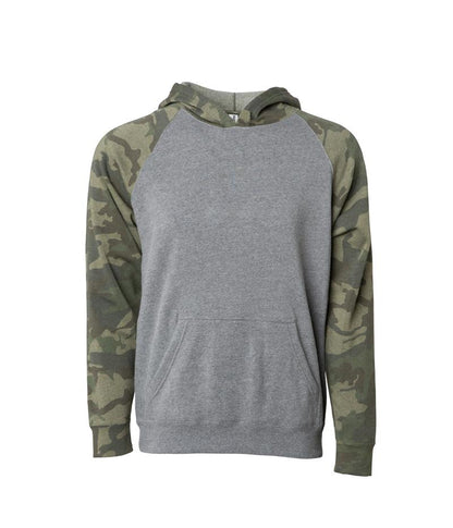 PRM10TSB - Toddler Lightweight Special Blend Raglan Hooded Pullover