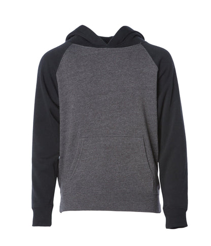 PRM15YSB - Youth Lightweight Special Blend Raglan Hooded Pullover