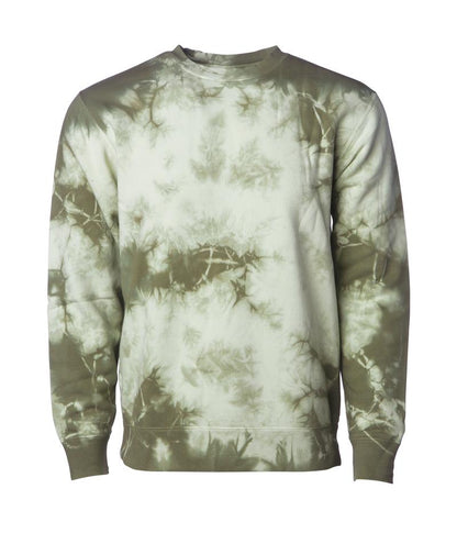 PRM3500TD - Unisex Midweight Tie Dye Crew