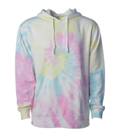 PRM4500TD - Unisex Midweight Tie Dye Hooded Pullover