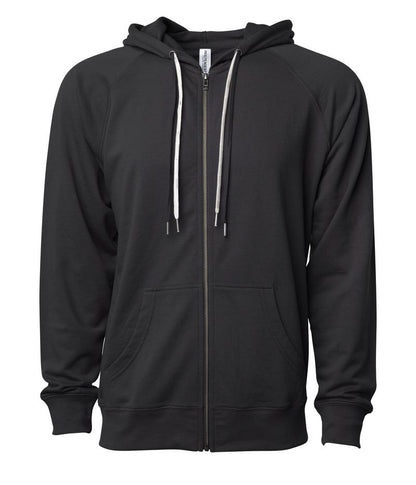 SS1000Z - Unisex Lightweight Loopback Terry Ziphood