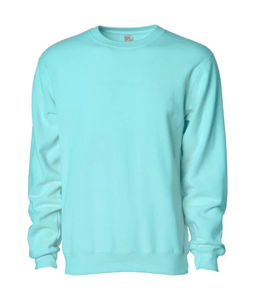 ITC Mens Crewneck Sweatshirt-SS3000-Small-Army Hther at  Men's  Clothing store