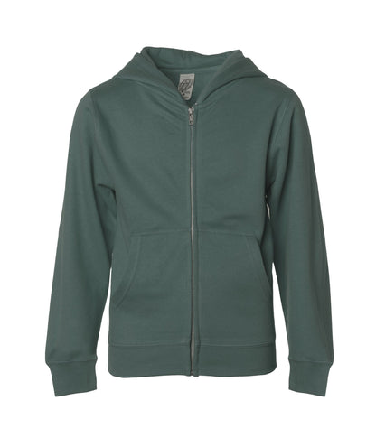 SS4001YZ - Youth Midweight Zip Hooded Sweatshirt